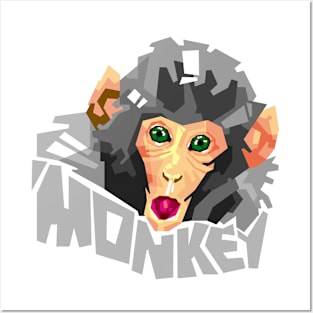 Monkey Posters and Art